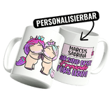 Tasse mit Wunschnamen "Beste Freundin"